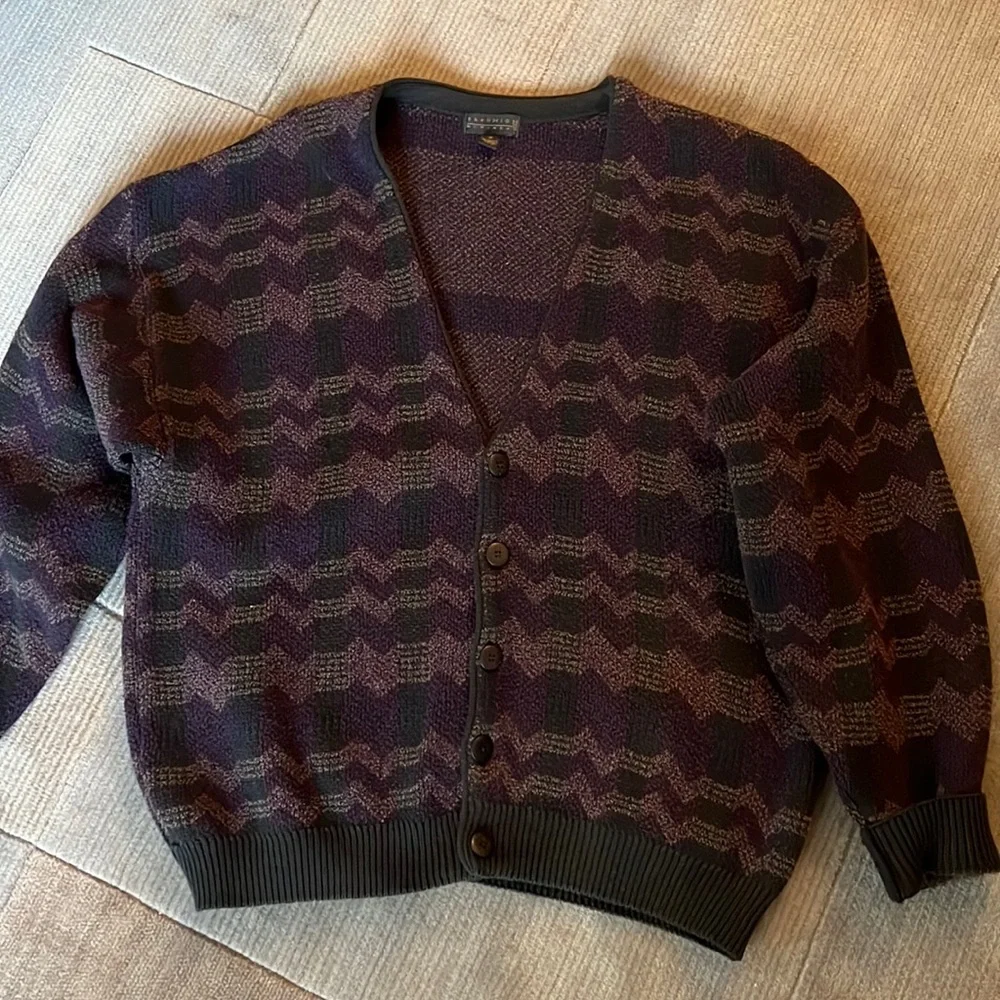Men’s Cardigan Size M, Made in the USA
